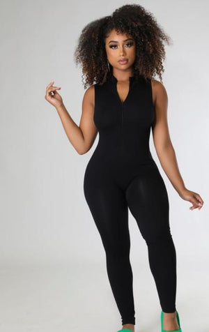 Ribbed Cat Suit