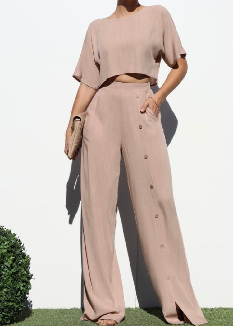 Woven 2pc Pants Set