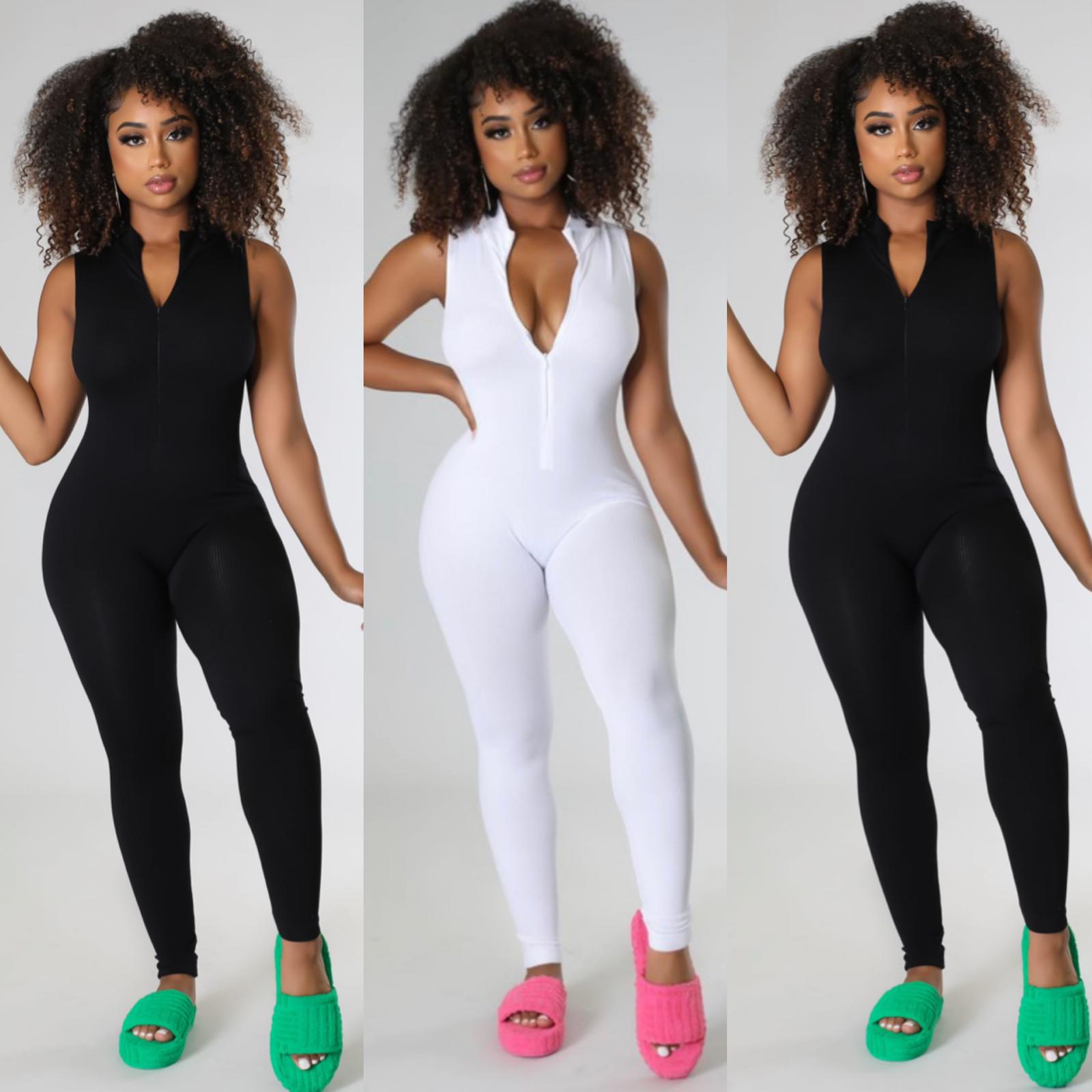 Ribbed Cat Suit