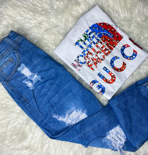 Boyfriend Distressed Jeans